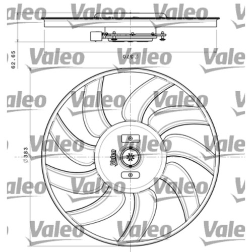 Lüfter motorkühlung valeo - motorkühlung,